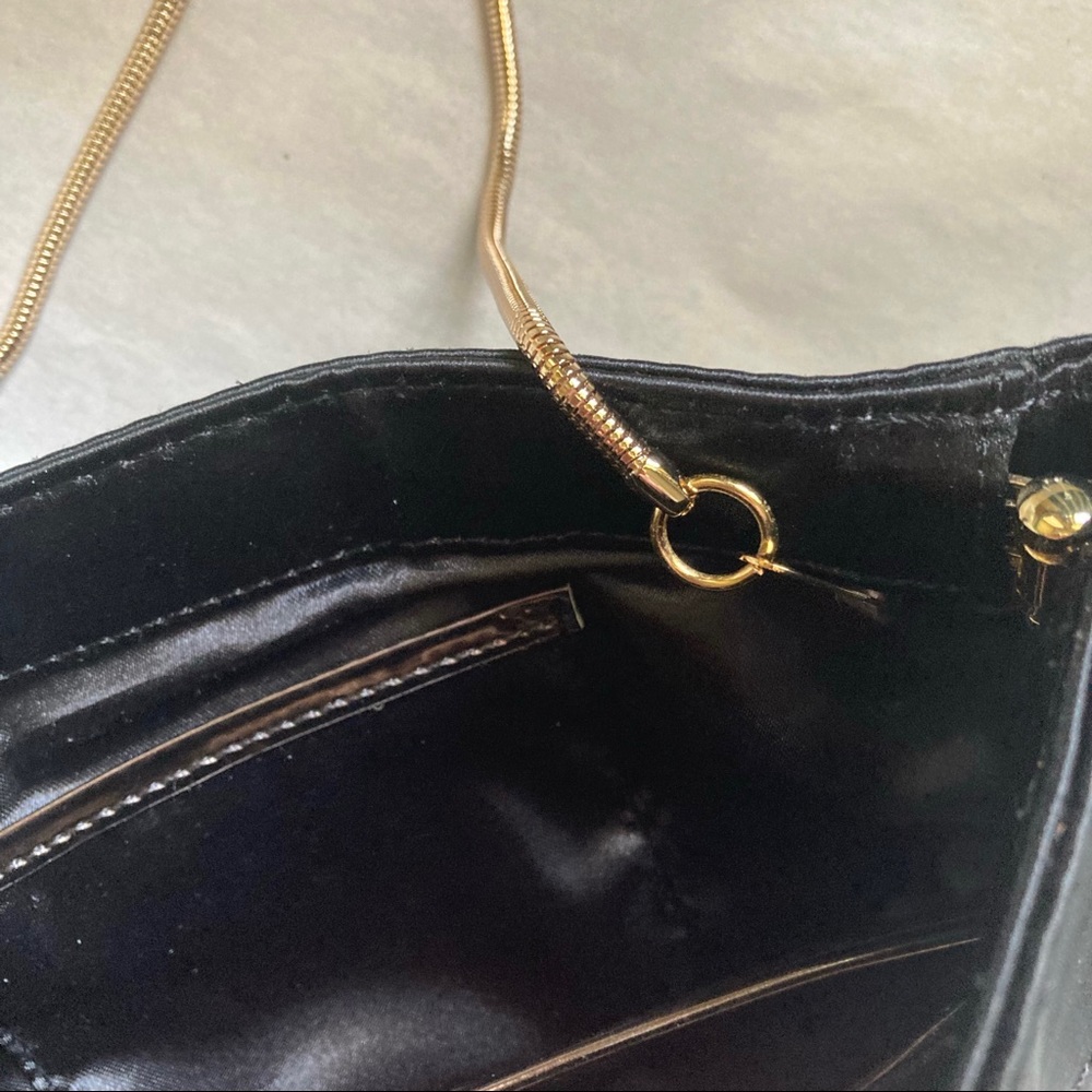 Monet Black Satin Purse - Picture 5 of 10